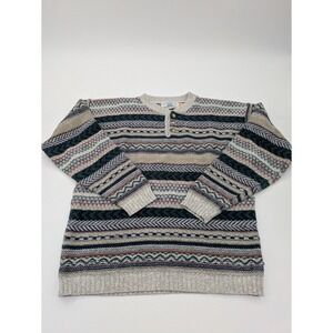 Hampton Bay Trading Co. Sweater Men's Size‎ Medium Nordic Cottagecore Vintage